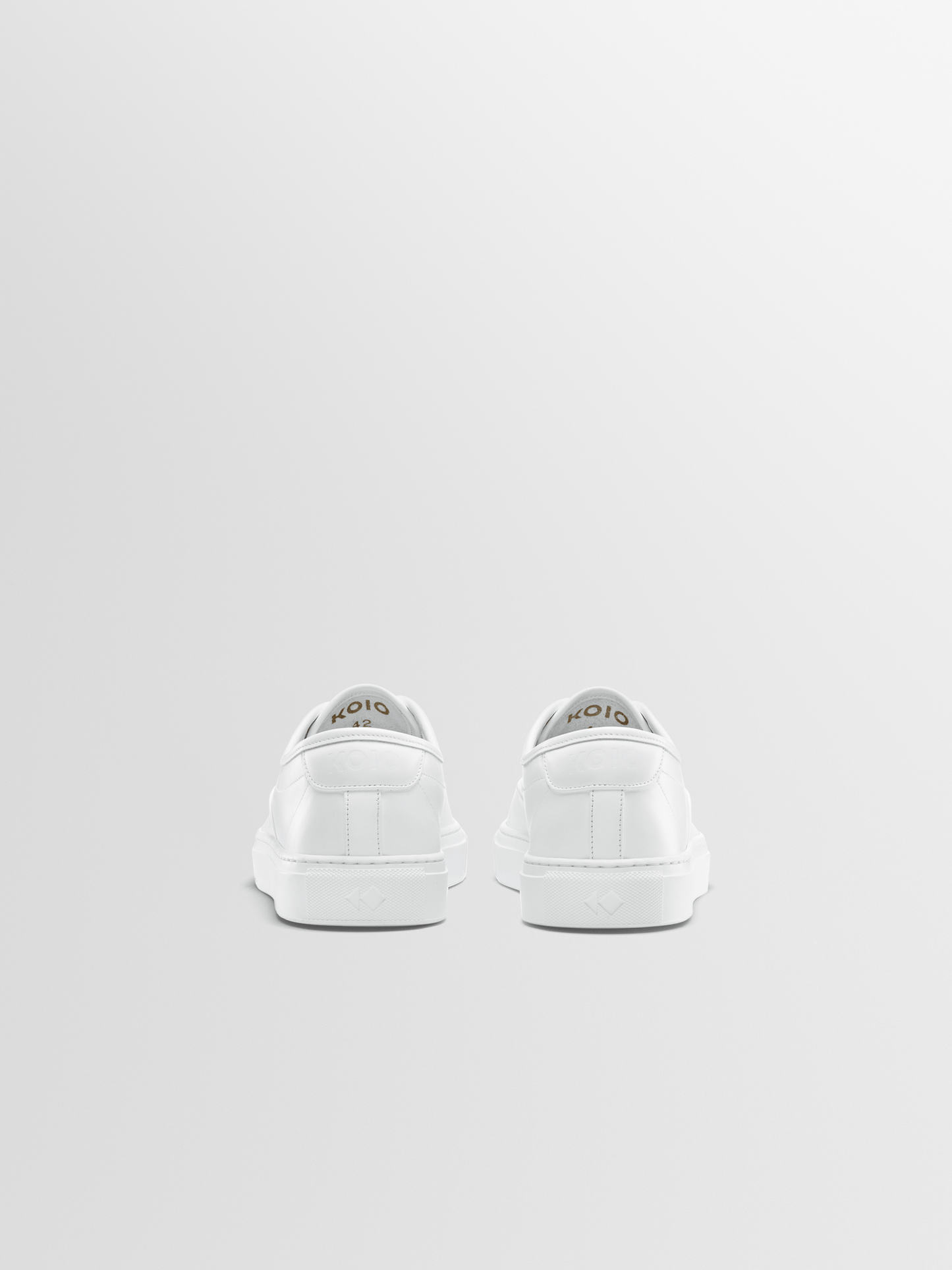 Portofino Leather Sneaker in Triple White