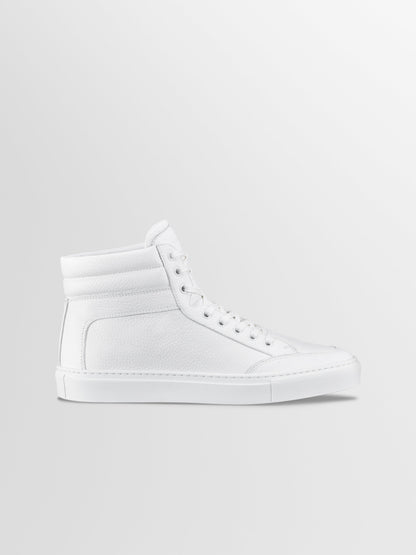 Primo Leather Sneaker in Triple White
