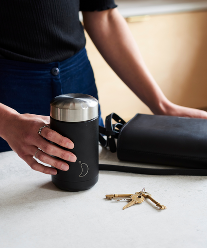 Mono Black Food Pot