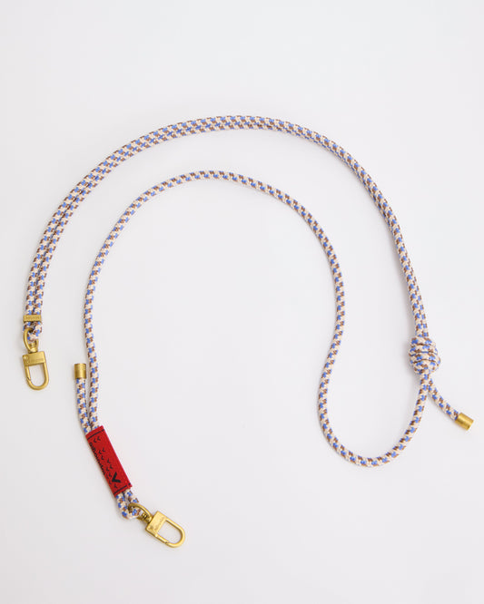 Topologie Beige Purple Bottle Rope Strap