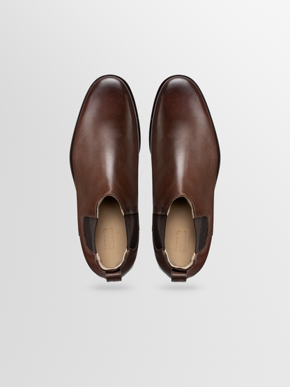 Trento Leather Boot in Brandy