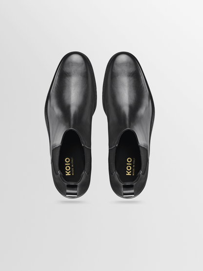 Trento Leather Boot in Black