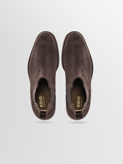 Trento Suede Boot in Root